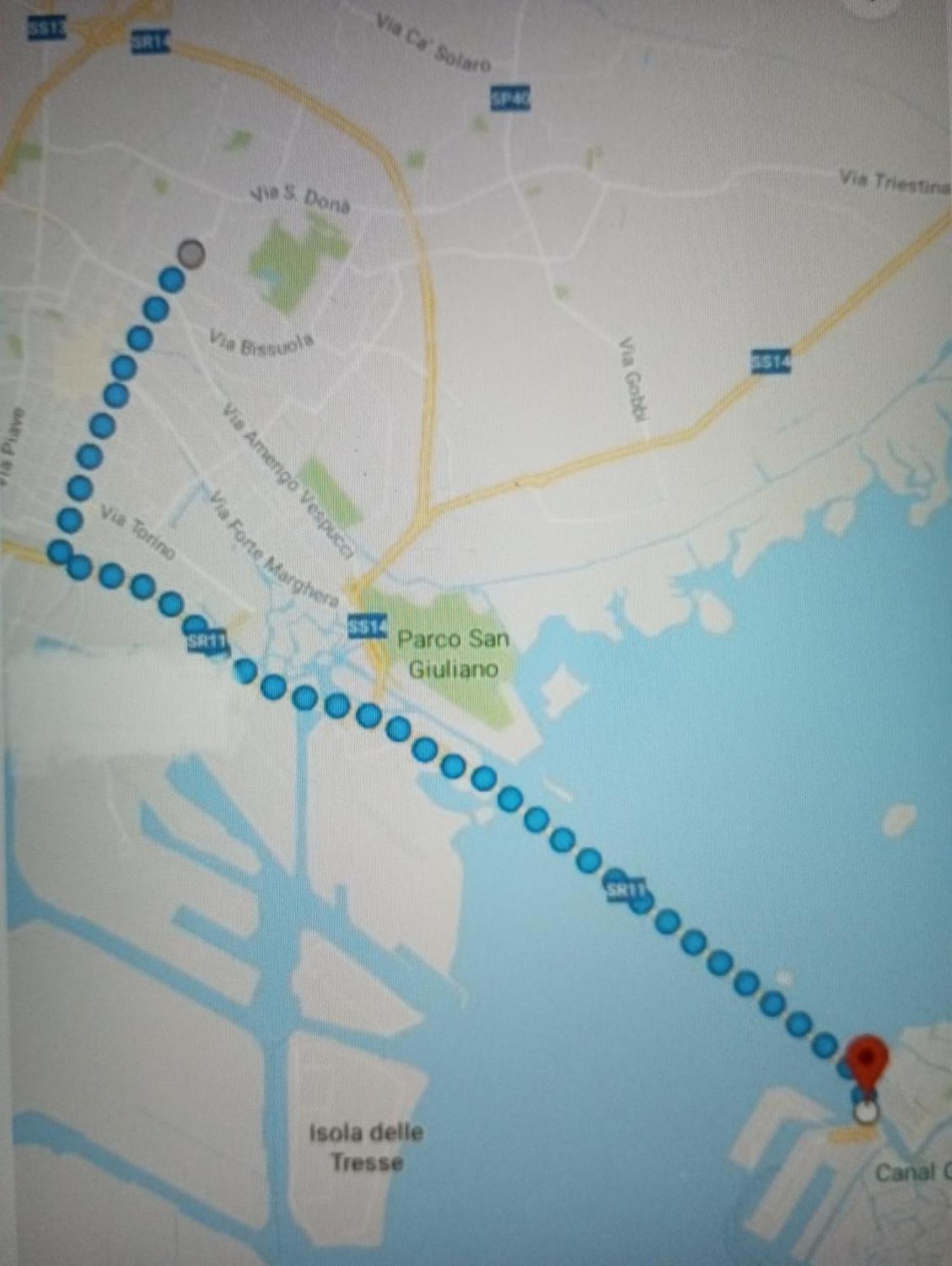 Sunshine30Mt Tram Ingresso Indipendente Wifi Venezia Free Park Apartment Bagian luar foto